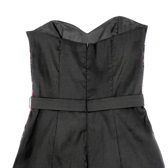 Vintage 80s Jessica McClintock Strapless Cocktail Dress - Picture 10 of 12